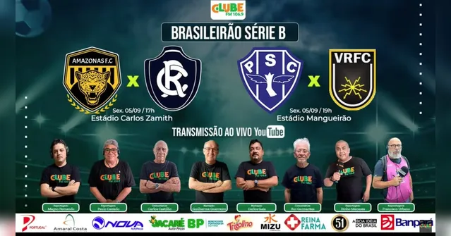 Imagem ilustrativa da notícia Tem jogo no DOL e na Clube: ouça os jogos de Remo e Paysandu