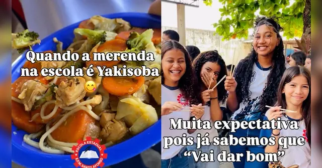 Imagem ilustrativa da notícia VÍDEO: Escola de Belém incorpora Yakisoba na merenda e faz sucesso