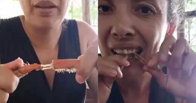 Imagem ilustrativa da notícia VÍDEO: Paraense ensina "técnica no dente" para comer caranguejo