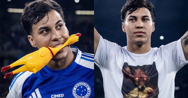 Imagem ilustrativa da notícia Kaio Jorge explica provocação contra o Atlético-MG