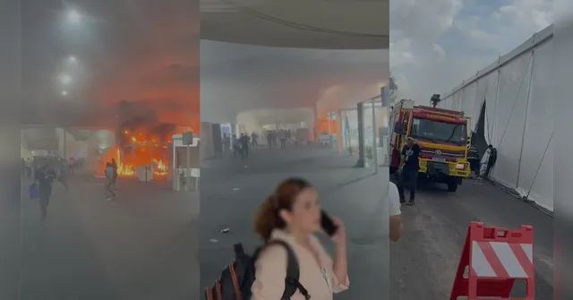 Imagem ilustrativa da notícia Sem vítimas, incêndio foi controlado e iniciou no pavilhão da Índia