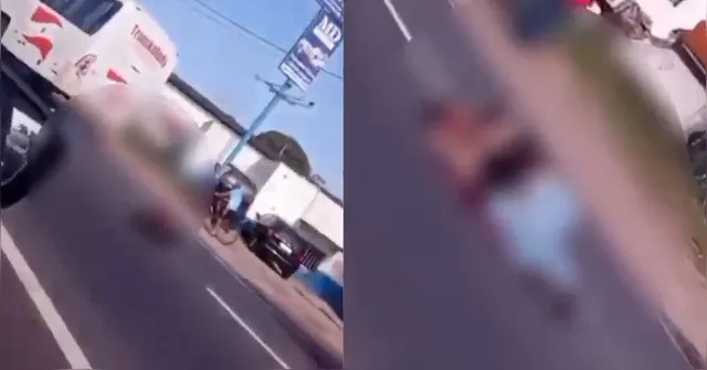 Imagem ilustrativa da notícia VÍDEO: Motociclista morre após colidir com caminhão na BR-316