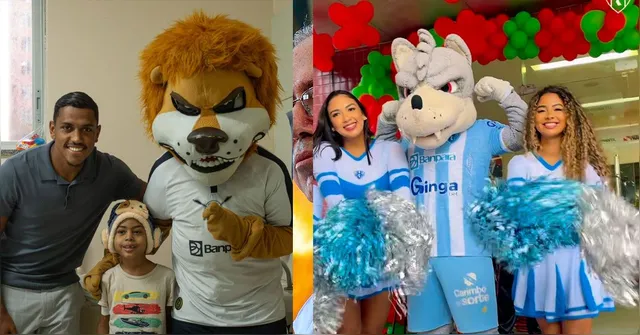 Imagem ilustrativa da notícia Remo e Paysandu participam de ação contra o câncer infantil