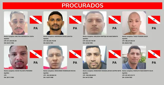 Imagem ilustrativa da notícia Ministério da Justiça lança site de foragidos. Veja lista dos procurados do Pará!