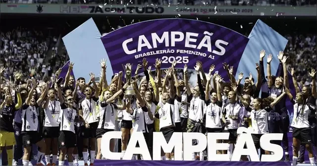 Imagem ilustrativa da notícia Corinthians bate Cruzeiro e é heptacampeão do Brasileirão Feminino