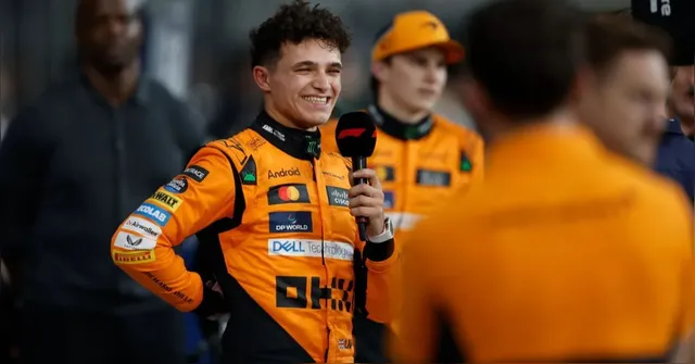 Imagem ilustrativa da notícia Norris faz a pole para a corrida sprint; Bortoleto larga em 14º