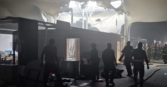 Imagem ilustrativa da notícia Incêndio na COP30 foi controlado em 6 minutos e pode ter começado em micro-ondas