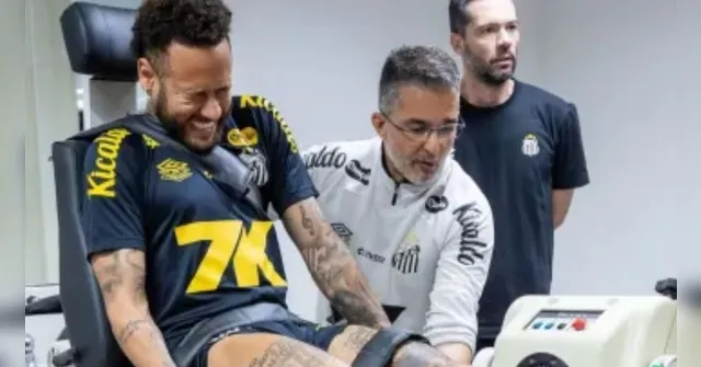 Imagem ilustrativa da notícia Neymar perde 126 dias com lesões no Santos e tem piora na carreira