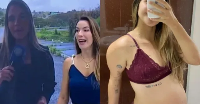 Imagem ilustrativa da notícia Repórter entra em trabalho de parto ao vivo; veja o vídeo!