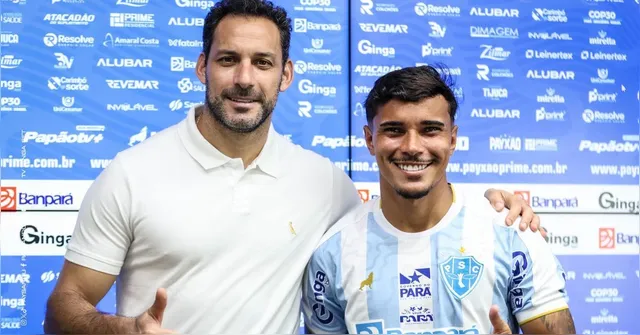 Imagem ilustrativa da notícia Apresentado no Paysandu, Carlos Eduardo destaca: "é um sonho"