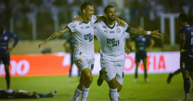 Imagem ilustrativa da notícia Copa do Nordeste: Bahia goleia Confiança no 1º jogo da final