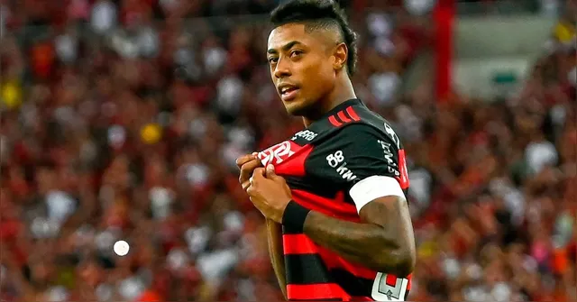Imagem ilustrativa da notícia Bruno Henrique, do Flamengo, é suspenso com 12 jogos no STJD