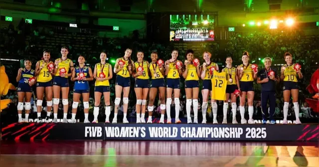 Imagem ilustrativa da notícia Brasil supera Japão e fica em 3º no Mundial de Vôlei Feminino