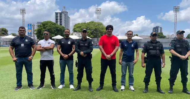 Imagem ilustrativa da notícia Remo: órgãos de segurança realizam vistoria para jogos no Baenão