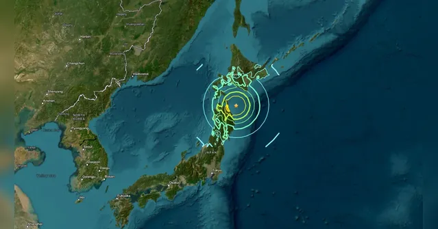 Imagem ilustrativa da notícia Terremoto e alerta de tsunami atinge costa do Japão