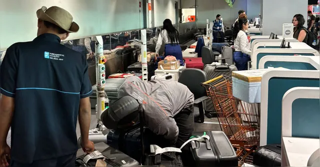 Imagem ilustrativa da notícia Pane provoca acúmulo de bagagens e atrasa voos no Aeroporto de Belém