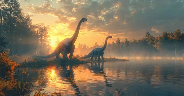 Imagem ilustrativa da notícia Pesquisadores desvendam quanto tempo os dinossauros viviam