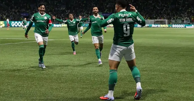 Imagem ilustrativa da notícia Vitor Roque brilha e Palmeiras atropela Internacional na Série A
