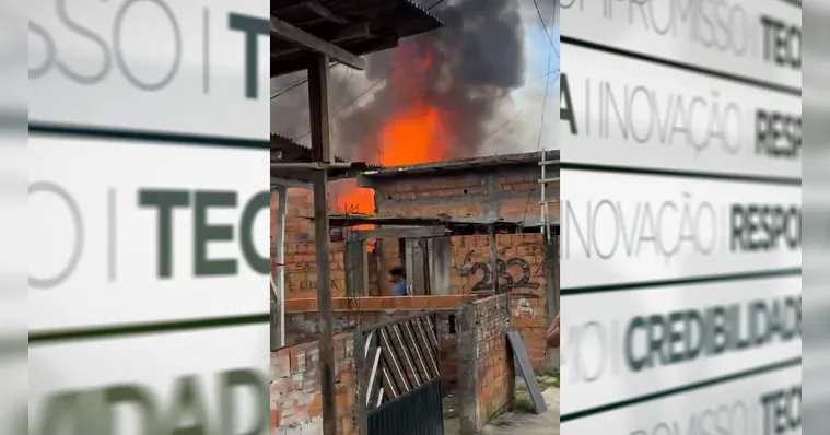 Imagem ilustrativa da notícia Um pessoa morre e casas são atingidas em incêndio no bairro do Tapanã