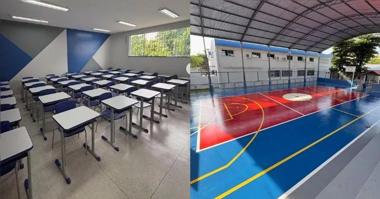 Imagem ilustrativa da notícia Escola Albanízia é totalmente reconstruída e entregue aos estudantes 