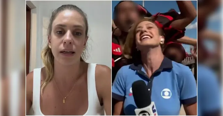Imagem ilustrativa da notícia Quem é a repórter da Globo agredida ao vivo por torcedor do Flamengo