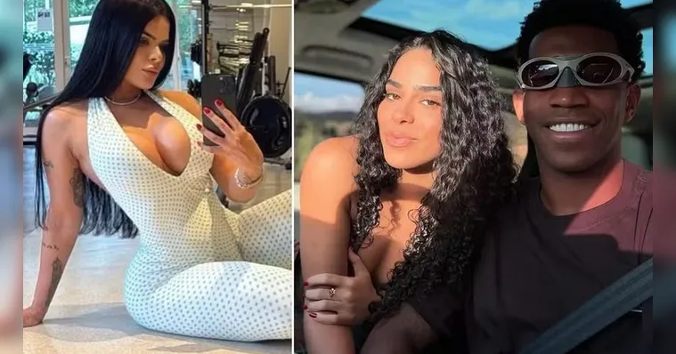 Imagem ilustrativa da notícia Influencer confirma estar grávida de zagueiro que namora ex-BBB