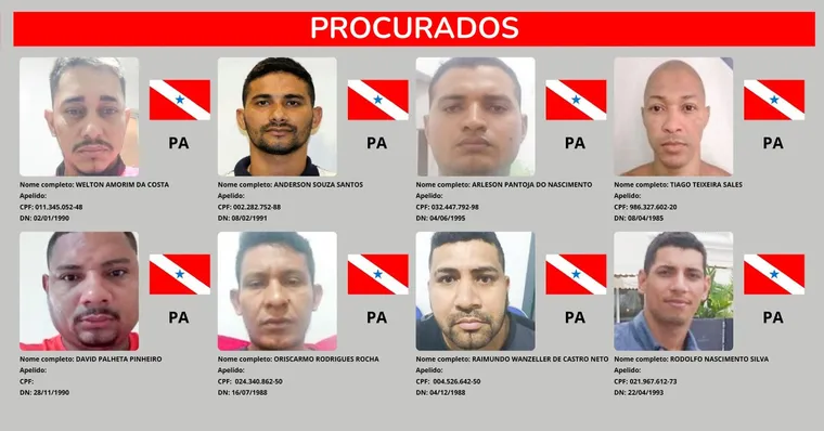 Imagem ilustrativa da notícia Ministério da Justiça lança site de foragidos. Veja os procurados do Pará!