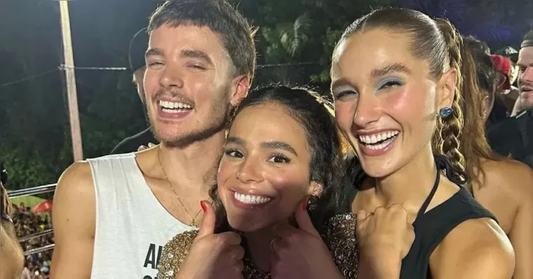 Imagem ilustrativa da notícia Bruna Marquezine relembra flagra íntimo de Sasha e marido