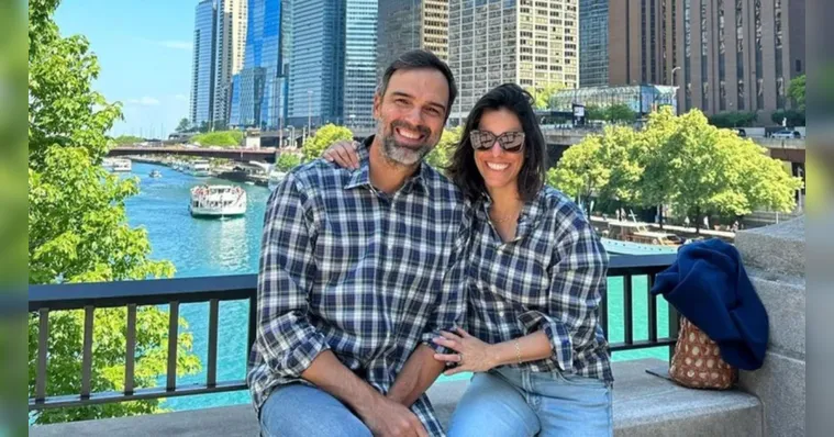 Imagem ilustrativa da notícia Tadeu Schmidt revela que já usou vestido da esposa: "Muito confortável"