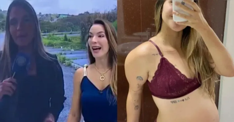 Imagem ilustrativa da notícia Repórter entra em trabalho de parto ao vivo; veja o vídeo!