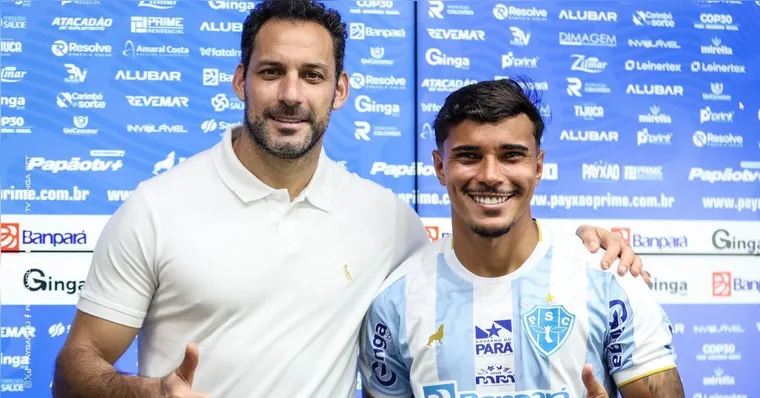 Imagem ilustrativa da notícia Apresentado no Paysandu, Carlos Eduardo destaca: "é um sonho"