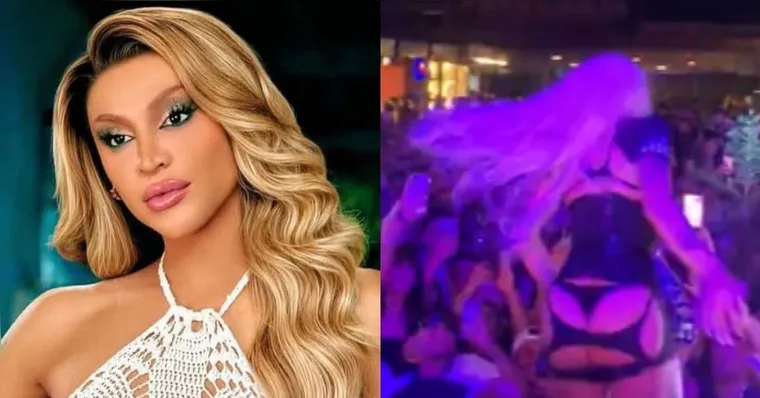 Imagem ilustrativa da notícia Pabllo Vittar cai no chão após se jogar na plateia durante show