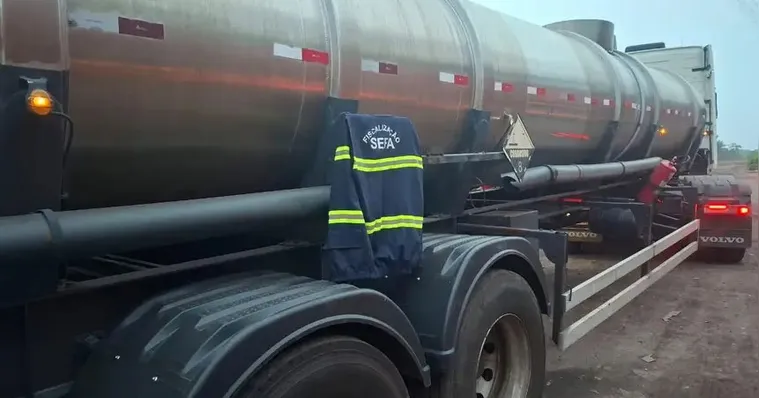 Imagem ilustrativa da notícia Sefa apreende gado irregular e 28 toneladas de sulfato de alumínio