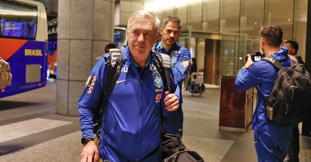 Seleção Brasileira chega a Tóquio para amistoso contra o Japão