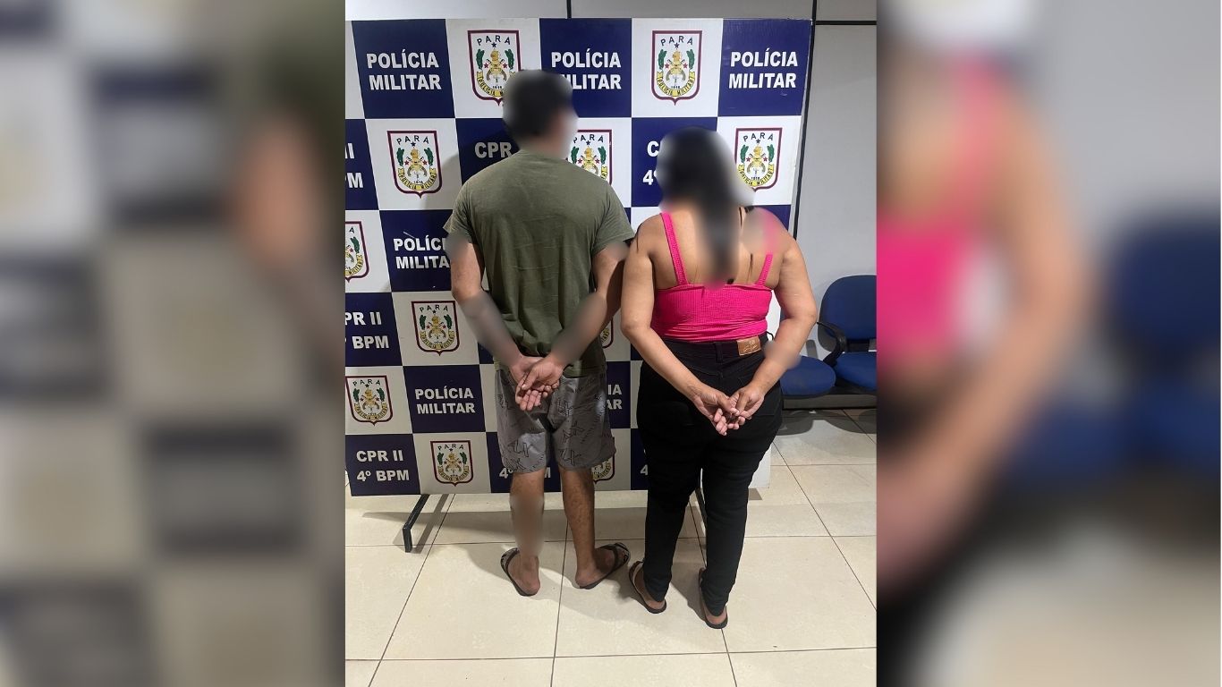 Casal suspeito de homicídio é preso após denúncia em Marabá