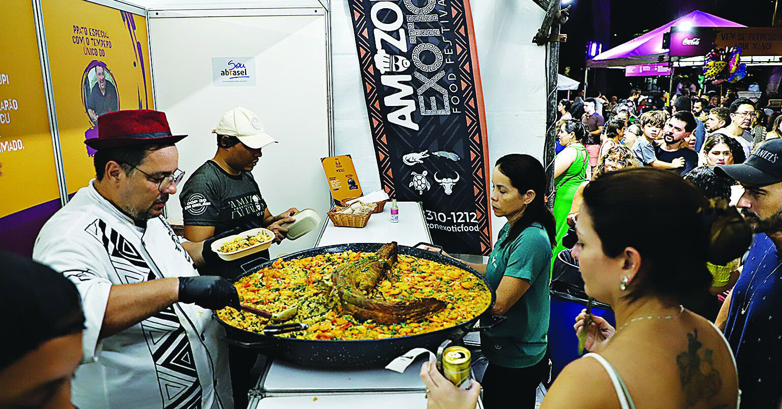 O sabor dos pratos regionais na praça Batista Campos