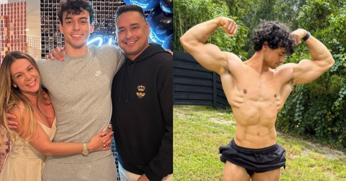 Filho de Carla Perez e Xanddy decide entrar no fisiculturismo