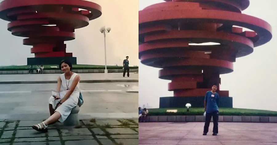 Casal descobre que apareceu junto em foto 11 anos antes de se conhecer