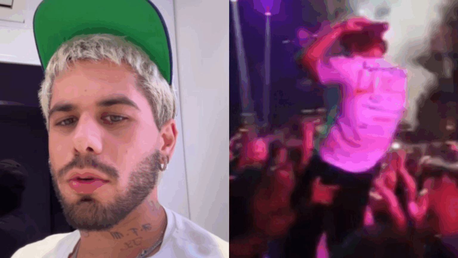 Zé Felipe reage após ser apalpado por fã durante show 