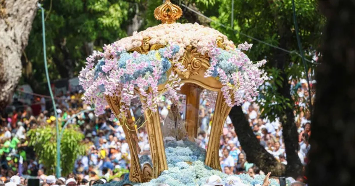 Acompanhe em tempo real a Imagem Peregrina de Nossa Senhora de Nazaré pelo aplicativo “KDaBerlinda”.