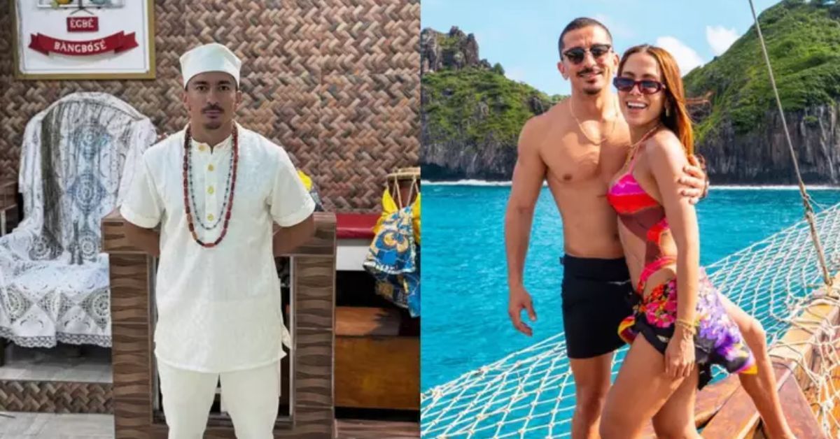 Renan Machado, irmão de Anitta, é consagrado Pai de Santo