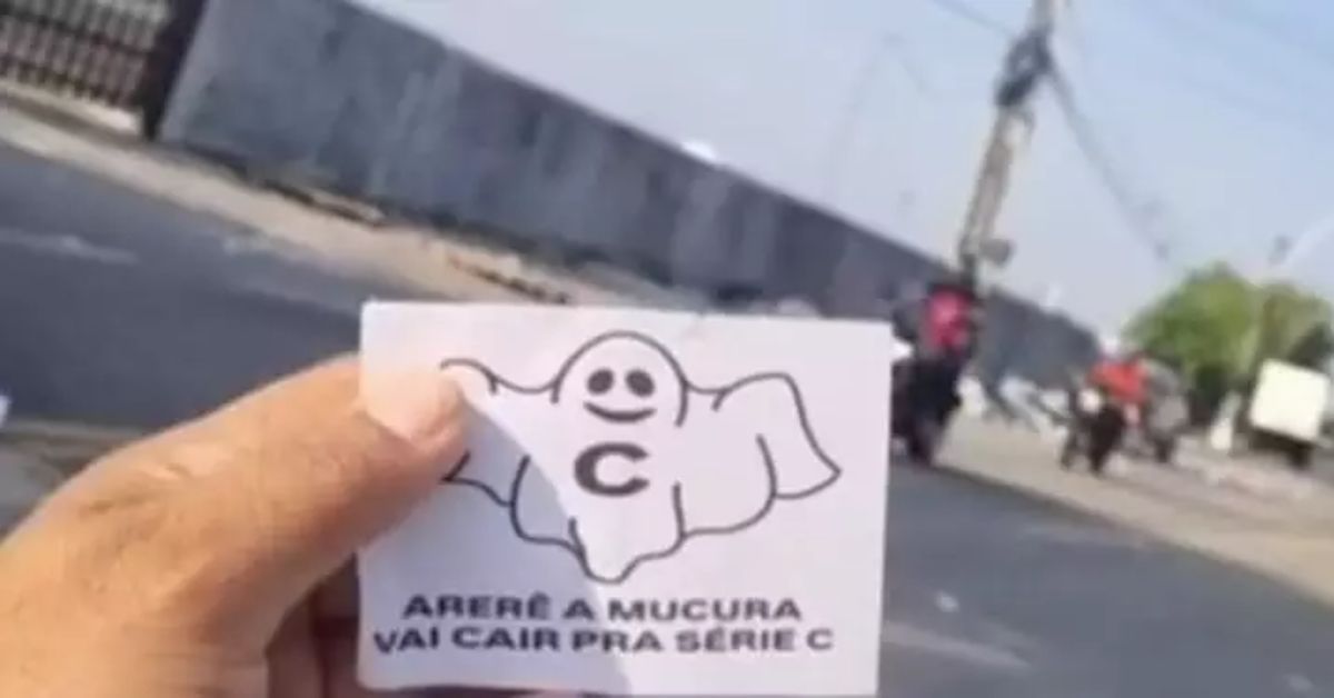 Torcedores do Remo provocam Paysandu com recado: "vai cair"