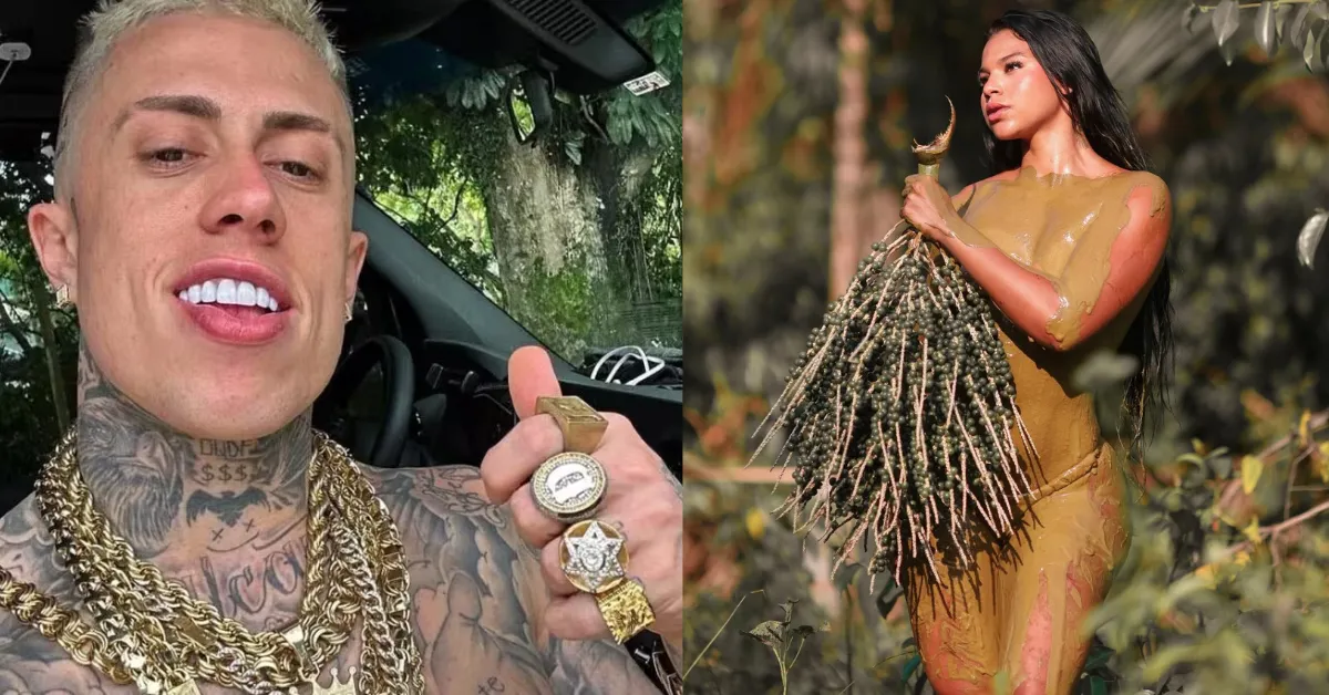 Lia Mendonça mostra rotina ribeirinha na Amazônia; vídeo chamou atenção de MC Daniel e rendeu troca de mensagens.