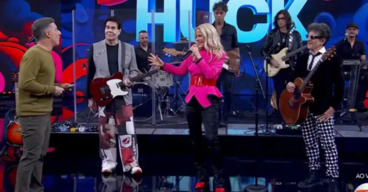 Integrantes do Kid Abelha se apresentam no Domingão com Huck e anunciam turnê comemorativa