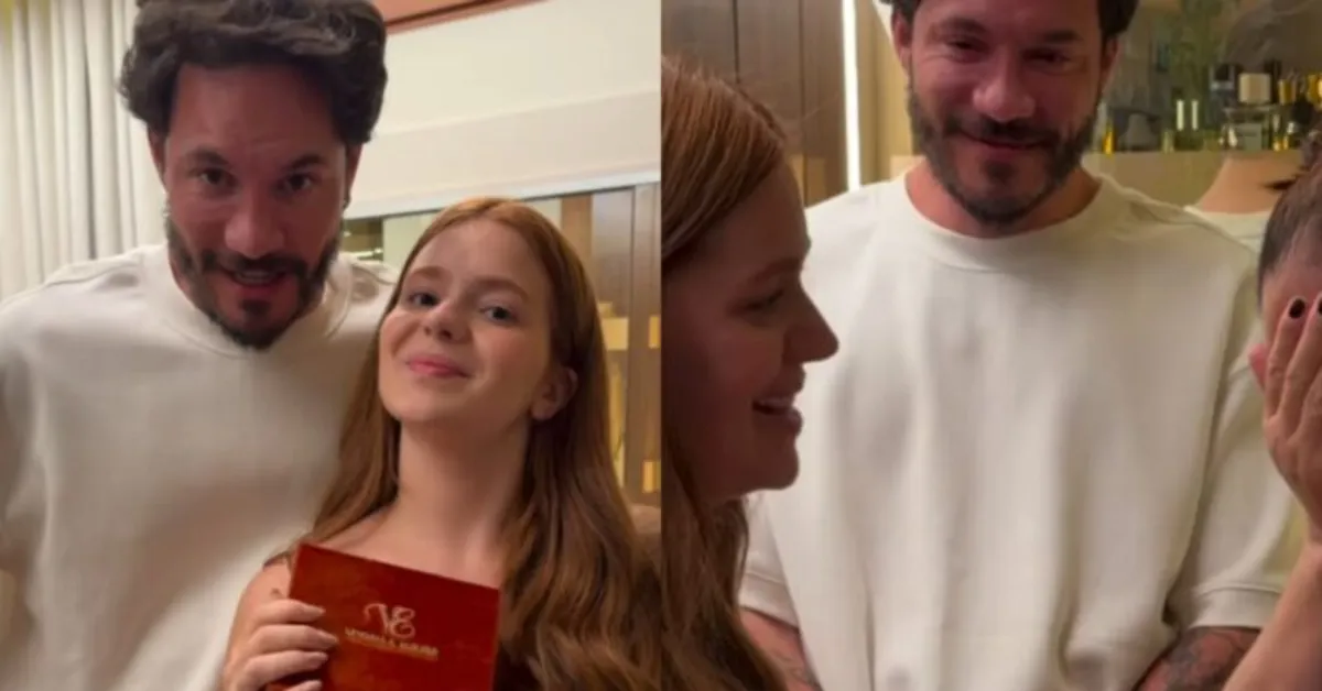 Leinha se emociona ao descobrir que foi escolhida como madrinha do casamento de Viih Tube e Eliezer.