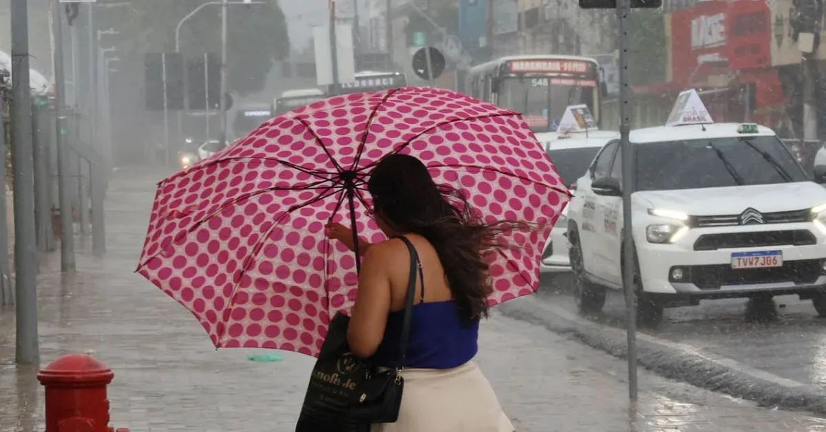 A chance de chuva é alta, chegando a 88% ao longo do dia