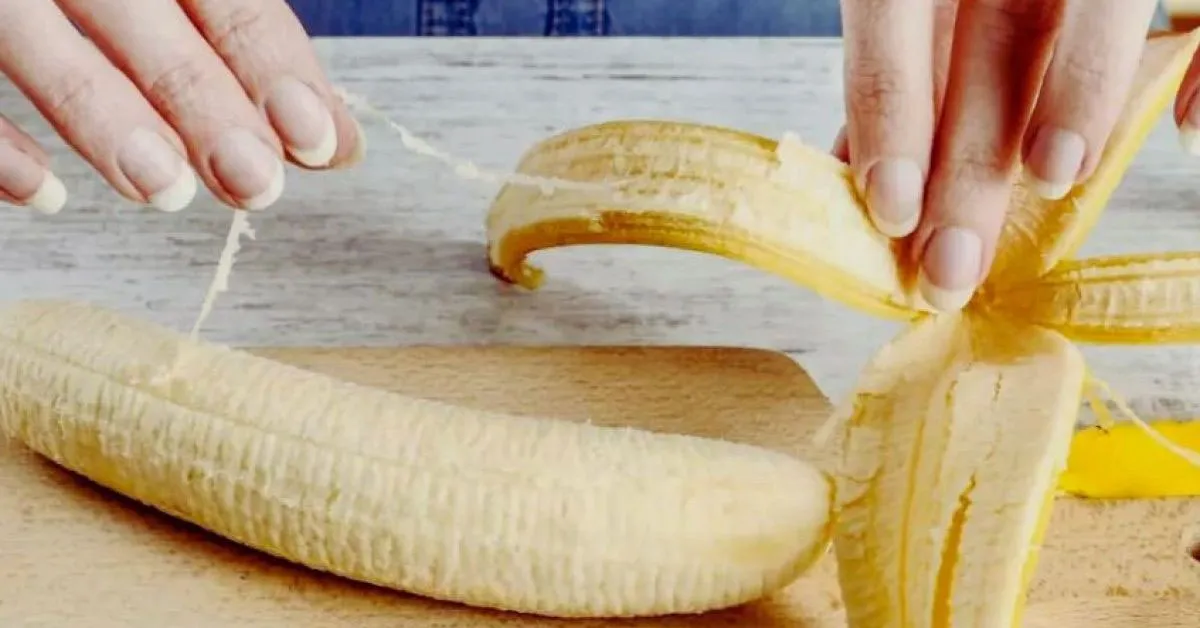 ‘Fios’ da banana são comestíveis