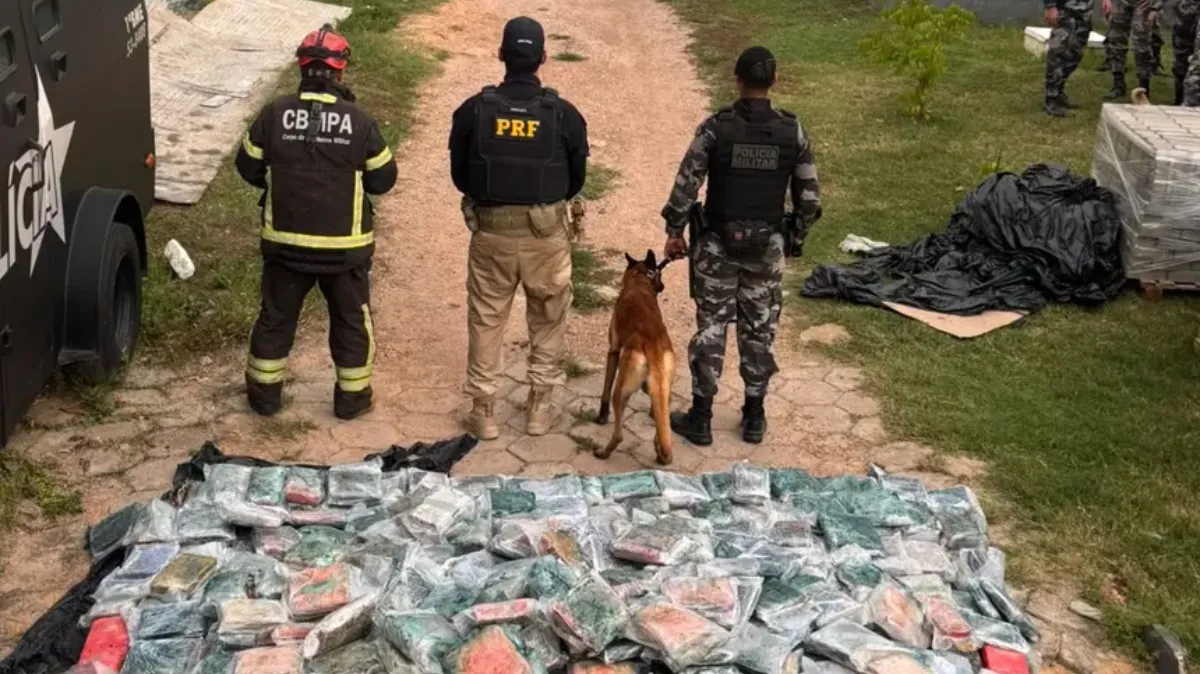 Novo 3º Canil Setorial da PMPA reforça o combate ao tráfico de drogas no sudeste do Pará e já registra apreensão superior a uma tonelada de entorpecentes em Marabá.