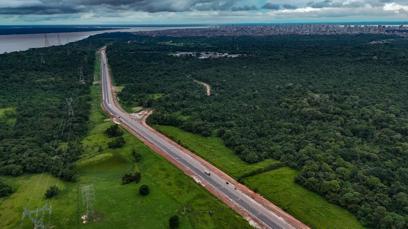 As obras da avenida então em fase final e devem ser entregues em breve.