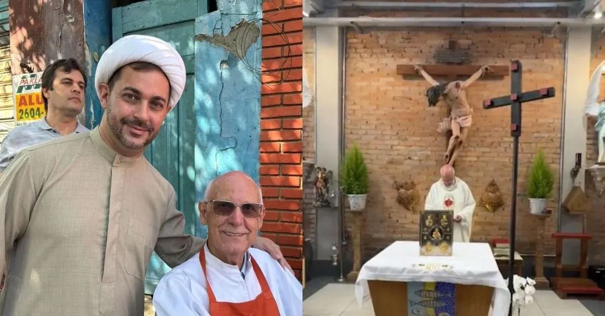 Muçulmano transmite missa do padre Júlio após veto da Igreja Católica